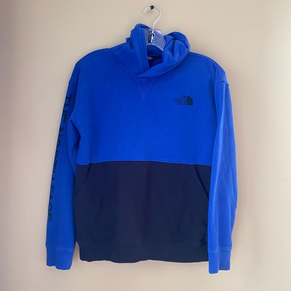 KIDS/BOYS NORTH FACE HOODIE SWEATSHIRT- SIZE LARGE - 14/16 - Picture 5 of 8